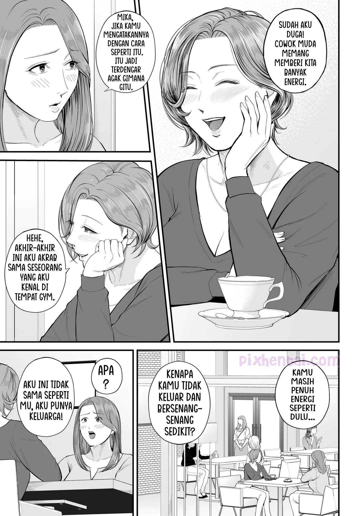 Komik hentai xxx manga sex bokep The Young Man is Delighted to Meet Beautiful Milf 9
